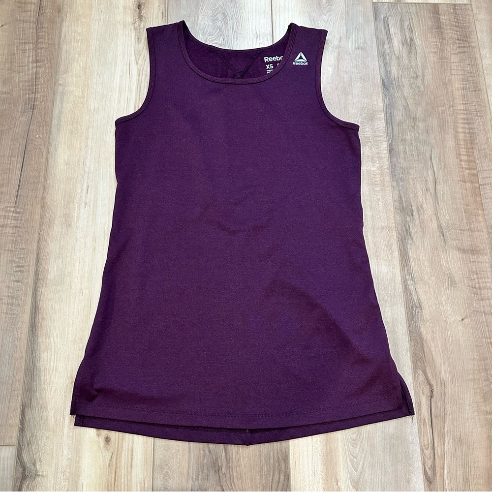 Reebok Mesh Back Women’s Running Tank Plum Purple XS